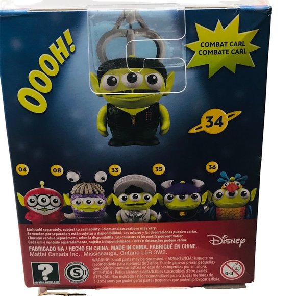 Disney Pixar Mattel Remix Toy Story Alien Combat Carl #34 New In Package - Picture 2 of 9